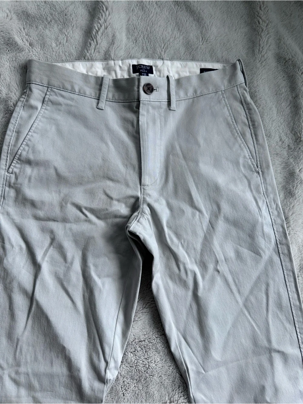 J. Crew Straight-Fit flex Light Gray Men's  w28L30 pants
